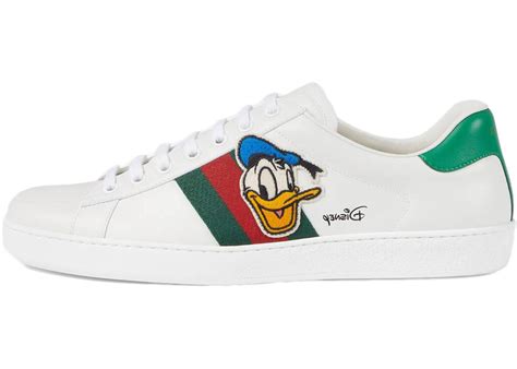 gucci ace donald duck|Gucci Donald Duck slippers.